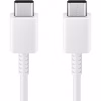 Samsung Originele USB-C naar USB-C kabel - 1 meter - 25 Watt + Originele Fast Charging Adapter USB-C Oplader - 25 Watt - Wit