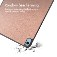 imoshion Trifold Bookcase iPad 10 (2022) 10.9 inch - Rosé Goud