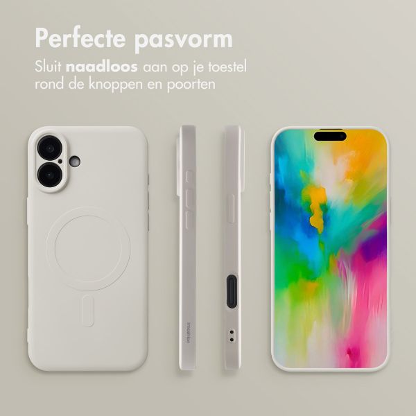 imoshion Color Backcover met MagSafe Apple iPhone 16 - Beige