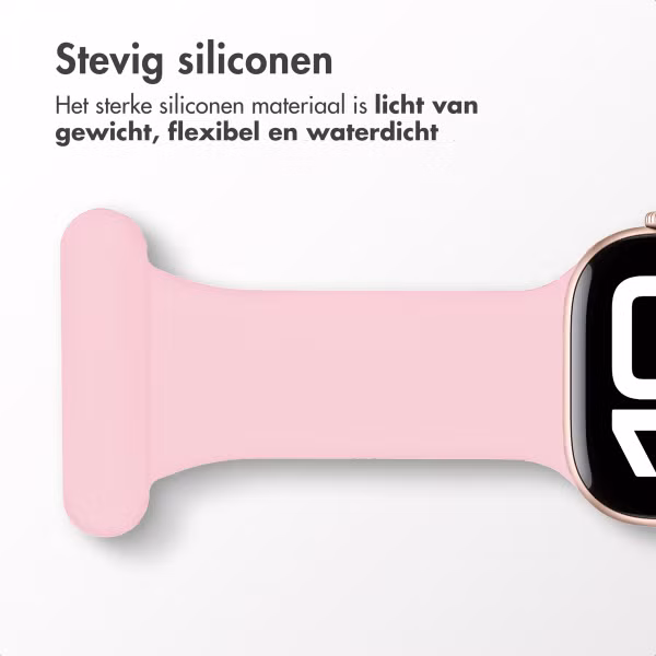 imoshion Verpleegkundige siliconenband Apple Watch Series 1 t/m 10 / SE / Ultra (2) (44/45/46/49 mm) - Roze