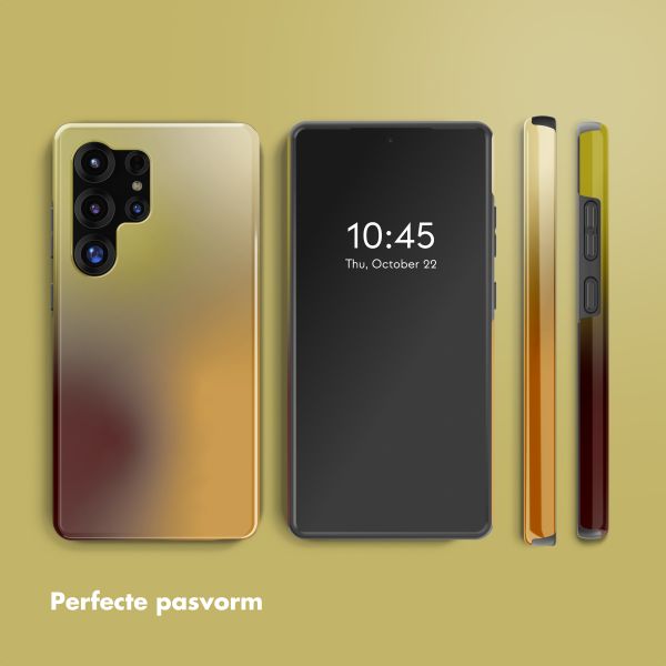 Selencia Vivid Backcover Samsung Galaxy S25 Ultra - Gradient Olive Dust