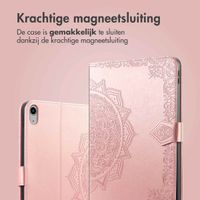 imoshion Mandala Bookcase Apple iPad 11 (2025) 11 inch / iPad 10 (2022) 10.9 inch - Rose Gold