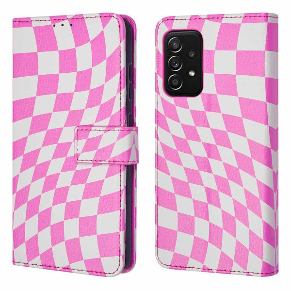 imoshion Design Bookcase Samsung Galaxy A52(s) (5G/4G) - Retro Pink