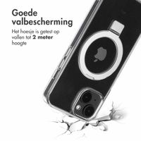 Accezz Ring Stand Backcover met MagSafe Apple iPhone 14 - Transparant