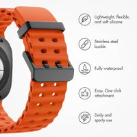 imoshion Ocean Silicone Band Samsung Galaxy Watch Ultra 2 (2026) / Ultra (2024/2025) - Orange