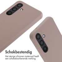 imoshion Siliconen hoesje met koord Samsung Galaxy S24 - Sand Pink