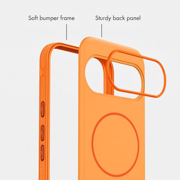 imoshion Colour Case with Thin MagSafe Ring Google Pixel 9 / 9 Pro - Orange