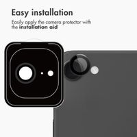 imoshion Camera Protector Glass 2-pack Apple iPhone 17e / 16e - Black