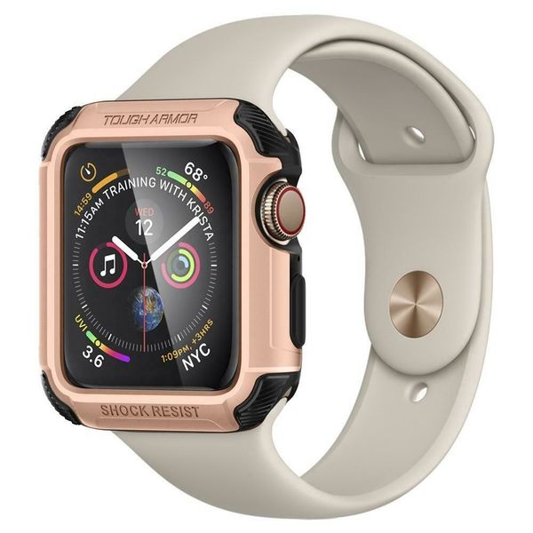 Spigen Tough Armor™ Case Apple Watch 44 mm - Rosé Goud