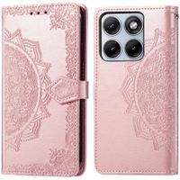 imoshion Mandala Bookcase Motorola Edge 70 Fusion - Rose Gold