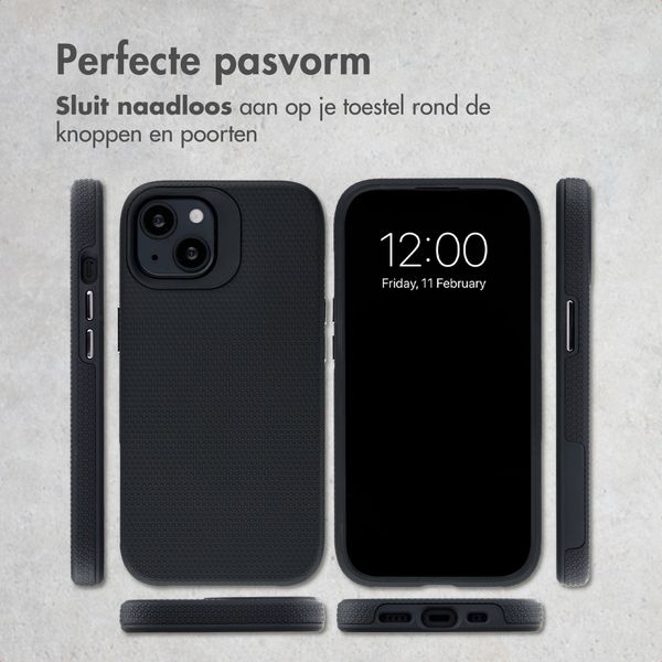 Accezz Tough Backcover met MagSafe Apple iPhone 14 - Zwart