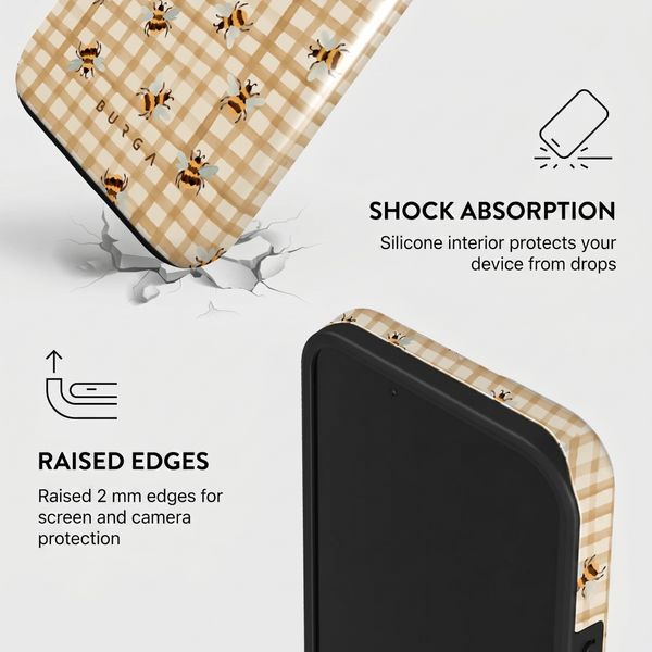 Burga Tough Back Cover with MagSafe Apple iPhone 15 - Honeycomb