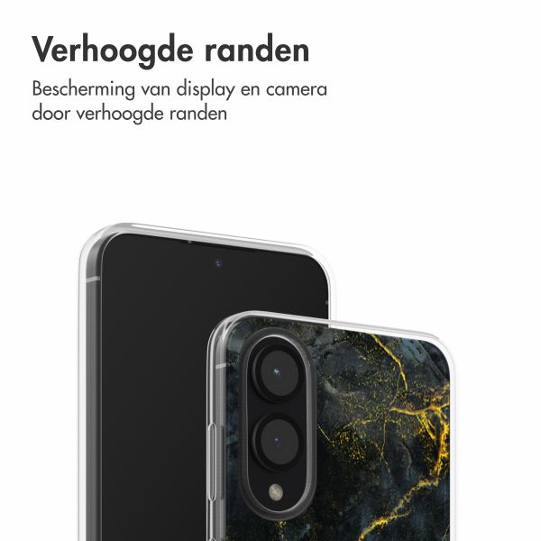 imoshion Design hoesje Samsung Galaxy S25 Edge - Black Marble