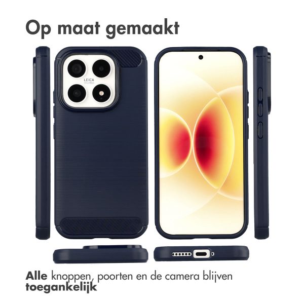 imoshion Brushed Backcover Xiaomi 17 - Donkerblauw