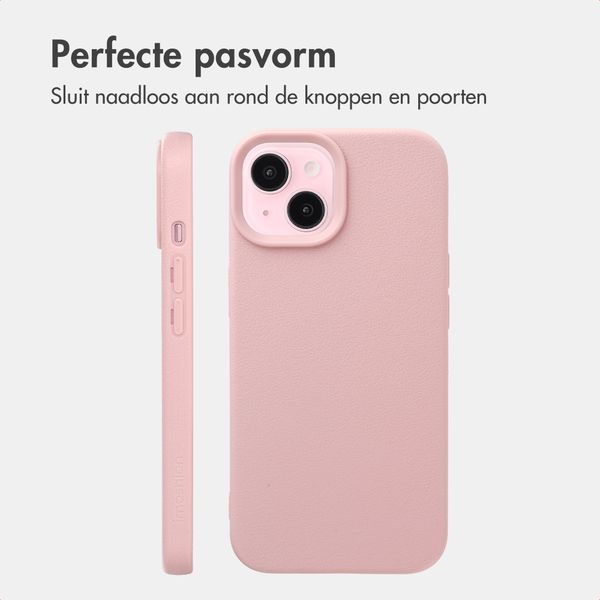 imoshion Texture Backcover Apple iPhone 15 - Roze