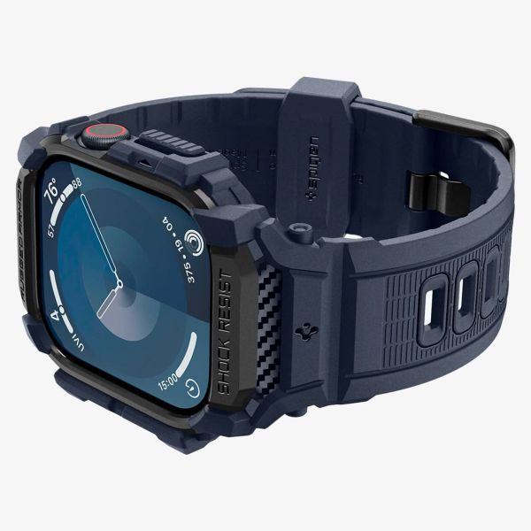 Spigen Rugged Armor™ Pro Case Apple Watch Series 10 / 11 - 46 mm - Navy Blue