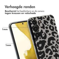 imoshion Design hoesje Samsung Galaxy S22 - Leopard Transparent