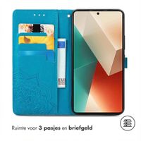 imoshion Mandala Bookcase Xiaomi Redmi Note 13 (5G) - Turquoise