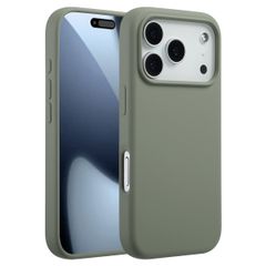 Accezz Liquid Silicone Back Cover with MagSafe Apple iPhone 17 Pro - Cooper Green