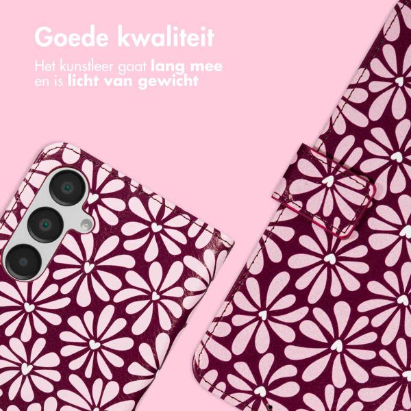 imoshion Design Bookcase Samsung Galaxy A16 - Bloom Love Blush