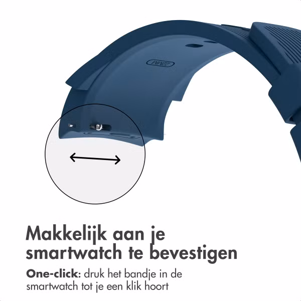 imoshion Siliconen bandje voor de OnePlus Watch 3 / 2 / 2R / Oppo Watch X2 / X - Donkerblauw