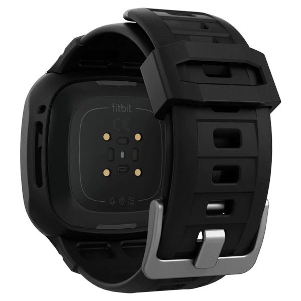 Spigen Rugged Armor™ Pro Case Fitbit Versa 3 / Sense - Black