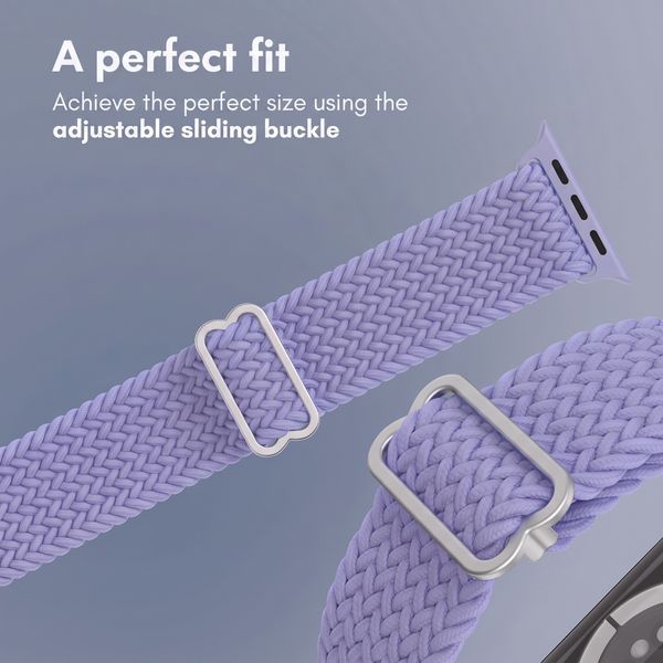 imoshion Woven nylon strap Apple Watch | 38/40/41/42 mm - Lilac