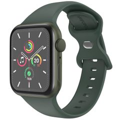 imoshion Siliconen⁺ bandje Apple Watch Series 1 t/m 9 / SE (38/40/41 mm) | Series 10 / 11 (42 mm) - Maat S/M - Olive