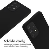 imoshion Siliconen hoesje met koord Samsung Galaxy A33 - Zwart