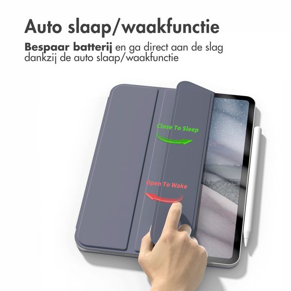 imoshion Magnetic Bookcase Apple iPad Air 11 inch (2025) M3 / (2024) M2 / Air 5 (2022) / Air 4 (2020) - Lavender
