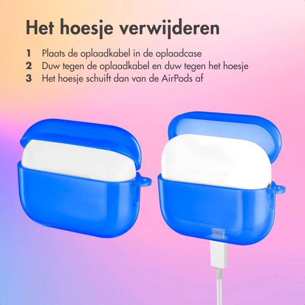 imoshion Neon Case Apple AirPods Pro 2  - Kobaltblauw
