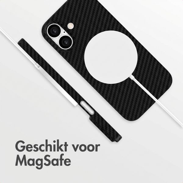 Accezz MagSafe Kevlar® Backcover Apple iPhone 17 - Zwart
