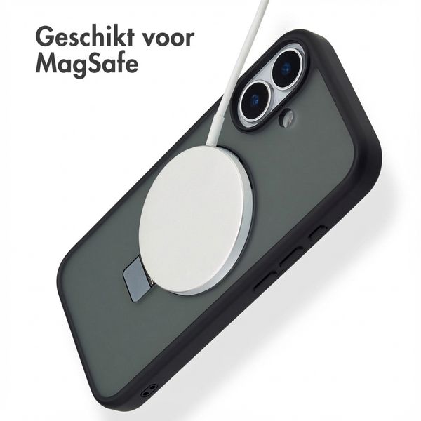 Accezz Ring Stand Backcover met MagSafe Apple iPhone 17 - Zwart
