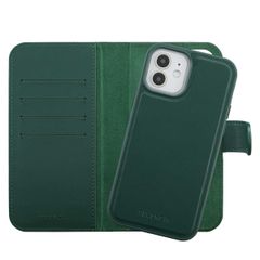 Selencia Olyn Detachable Bookcase with MagSafe Apple iPhone 12 (Pro) - Green