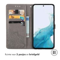 imoshion Mandala Bookcase Samsung Galaxy A34 (5G) - Grijs