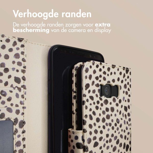 imoshion Design Bookcase Samsung Galaxy S8 - Black And White Dots