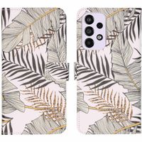 imoshion Design Softcase Bookcase Samsung Galaxy A33 - Glamour Botanic