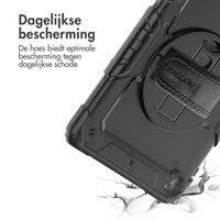 Accezz Rugged Backcover met schouderstrap Apple iPad 6 (2018) 9.7 inch / iPad 5 (2017) 9.7 inch - Zwart