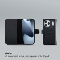 Selencia Olyn Uitneembare Bookcase met MagSafe Apple iPhone 17 Pro - Zwart