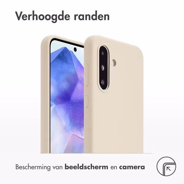 Accezz Liquid Silicone Backcover Samsung Galaxy A36 / A56 - Stone