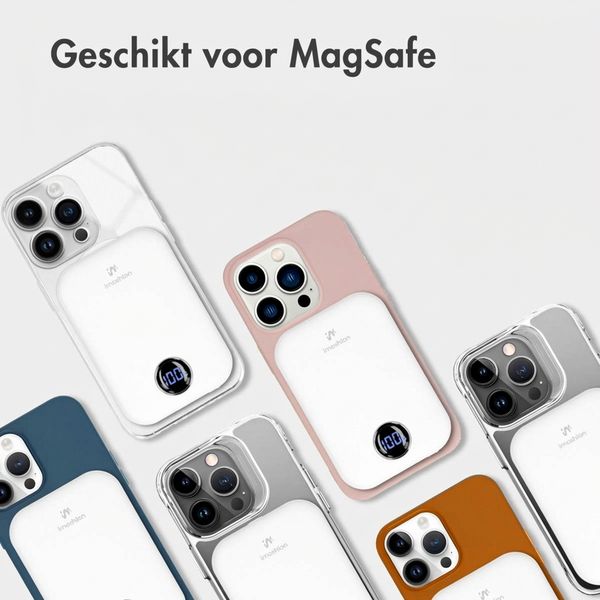 imoshion MagSafe Powerbank 10.000 mAh - Draadloze powerbank - Quick Charge en Power Delivery - Wit