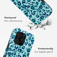 Selencia Vivid Tough Backcover met MagSafe Apple iPhone 16 Pro Max - Wild Spots Light Blue