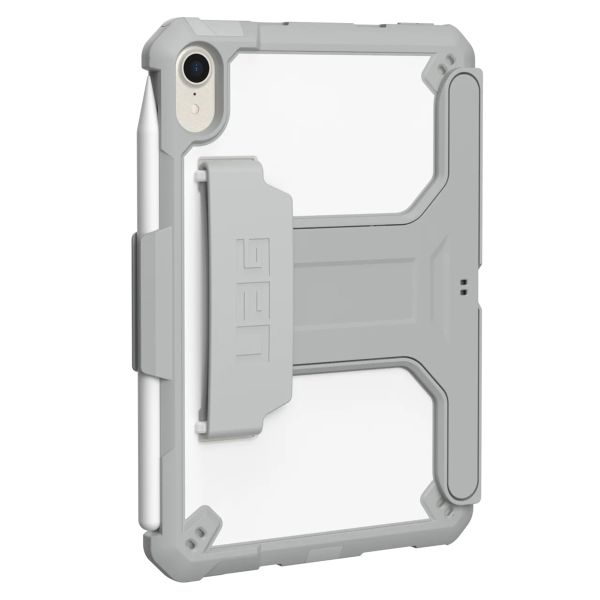 UAG Scout Healthcare backcover met stand en strap Apple iPad Mini 7 (2024) / iPad Mini 6 (2021) - Wit / Grijs