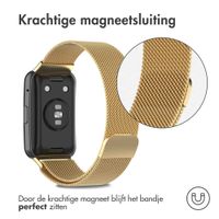 imoshion Milanees magnetisch bandje Huawei Watch Fit - Goud