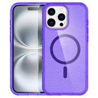 imoshion Sparkle Backcover met MagSafe Apple iPhone 16 Pro - Glitter Paars