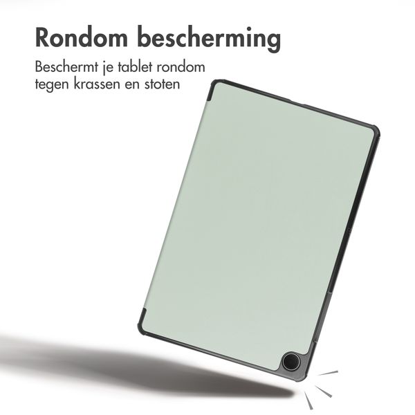 imoshion Trifold Bookcase Samsung Galaxy Tab A11 Plus - Lichtgroen