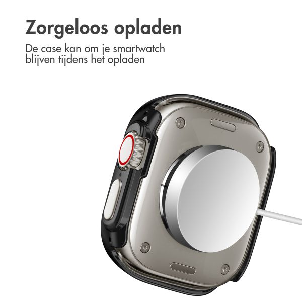 imoshion Full Cover Shiny Hardcase Apple Watch Ultra / Ultra 2 / Ultra 3 - 49 mm - Zwart