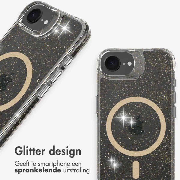 imoshion Clear Glitter Backcover iPhone 16e - Goud