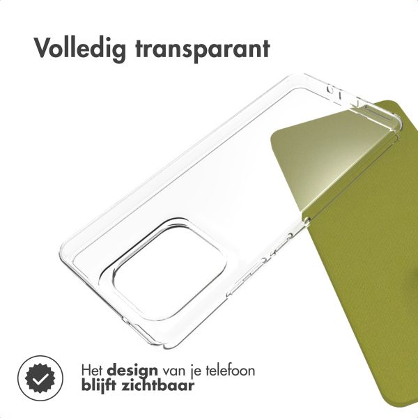 Accezz Clear Backcover Motorola Moto G86 Power - Transparant