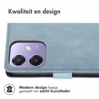 imoshion Luxe Bookcase Oppo A40 (4G) / Oppo A40M (4G) / Oppo A60 (5G) - Lichtblauw